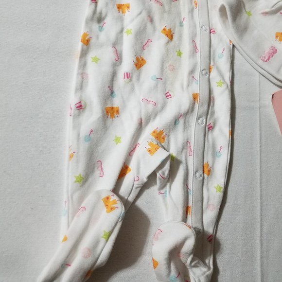 Gymboree By The Seashore Up to 7 lbs. Sleeper & hat set NWT. - Picture 3 of 4